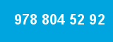 978 804 52 92